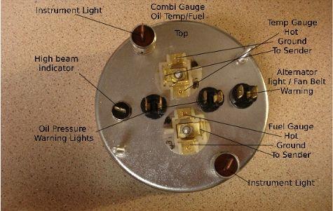 Replica Gauge Wiring | SpeedsterOwners.com - 356 ... diesel tach wiring 