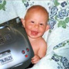 0 happy little boy with Porsche photo