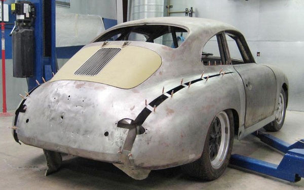 356 coupe widening rear fenders