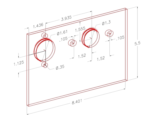 One Fabricated Plate