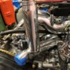 Subaru EJ25 with Outfront captive coolant tank: Lower connection will be an AN fitting