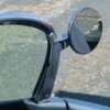 Chuck Beck Mirror from Lister on Porsche 356 Speedster windshield frame.: Here is your answer