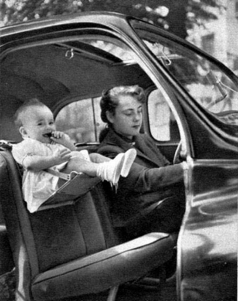 car seat in the 40s