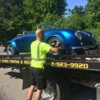 Speedster being towed 3