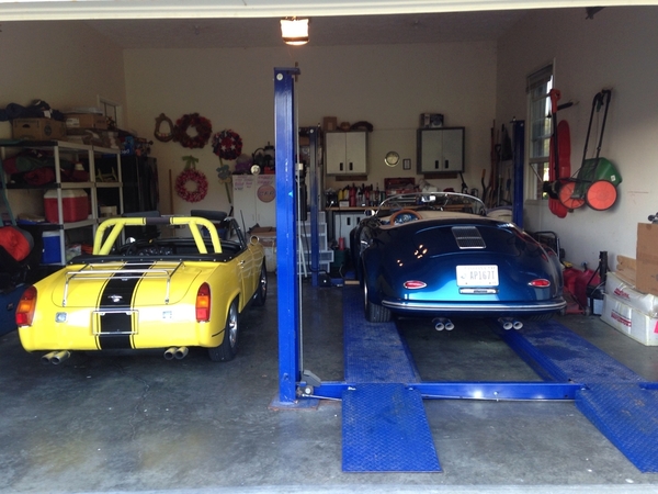 Speedster and MG Midget Jims Garage.