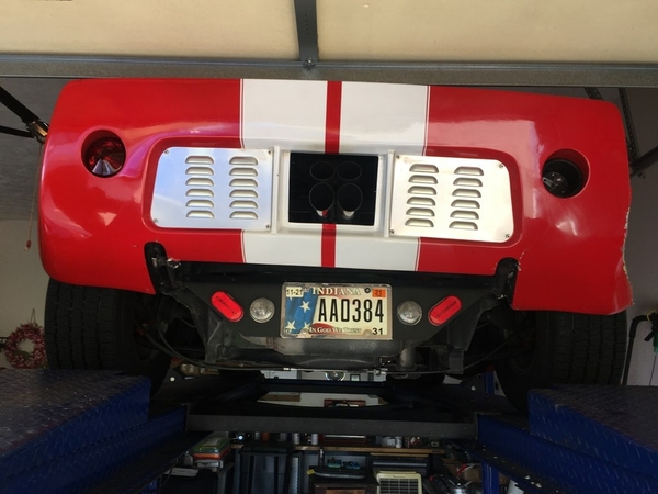 GT40 accident out of alignment body